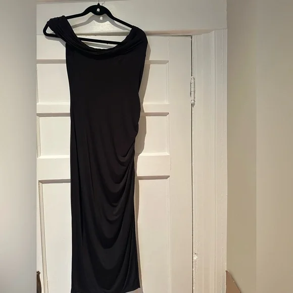 Majorelle Black Midi Dress - Medium - Picture 3 of 6